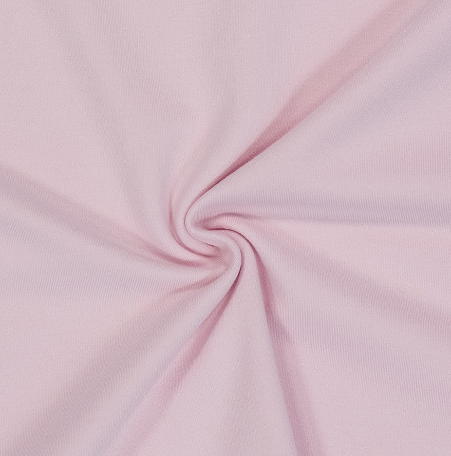 Lettering Modal 弧擺修身運動短袖上衣 淺粉色