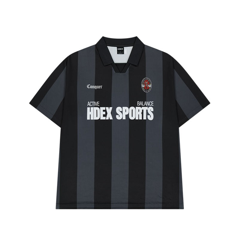 【新品預購】Striped Jersey Uniform 美式撞色短袖球衣 黑色