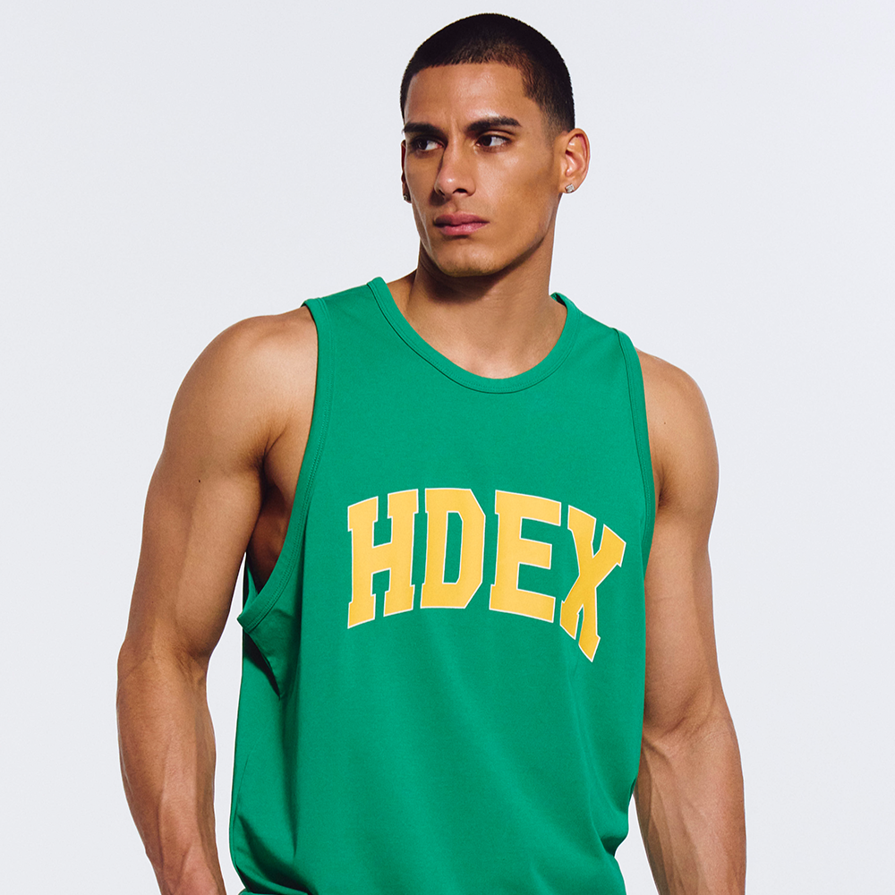 Arch Logo 圓領運動背心 綠色