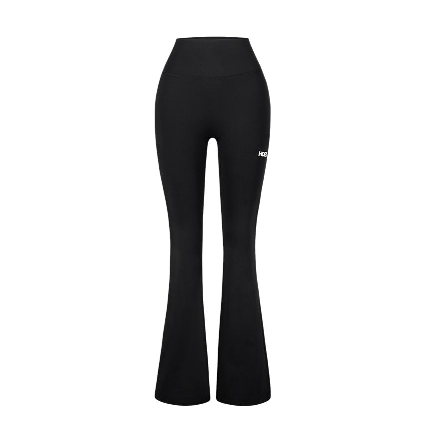 Firm Support 喇叭修身運動褲 黑色