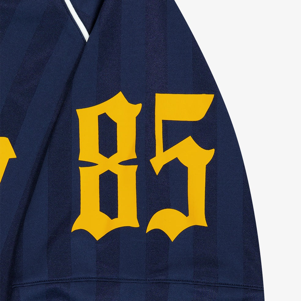 Victory Striped 美式足球風短袖上衣 深藍色(男女同款)