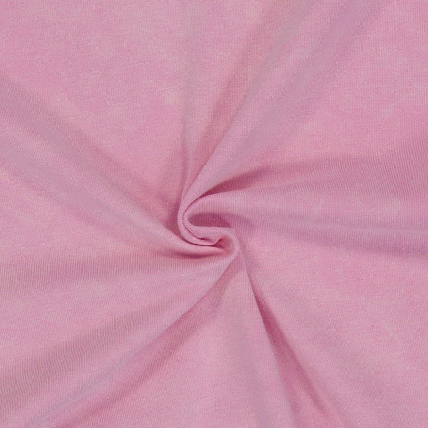 Washed Applique Over Fit 水洗復古風短袖上衣 粉色