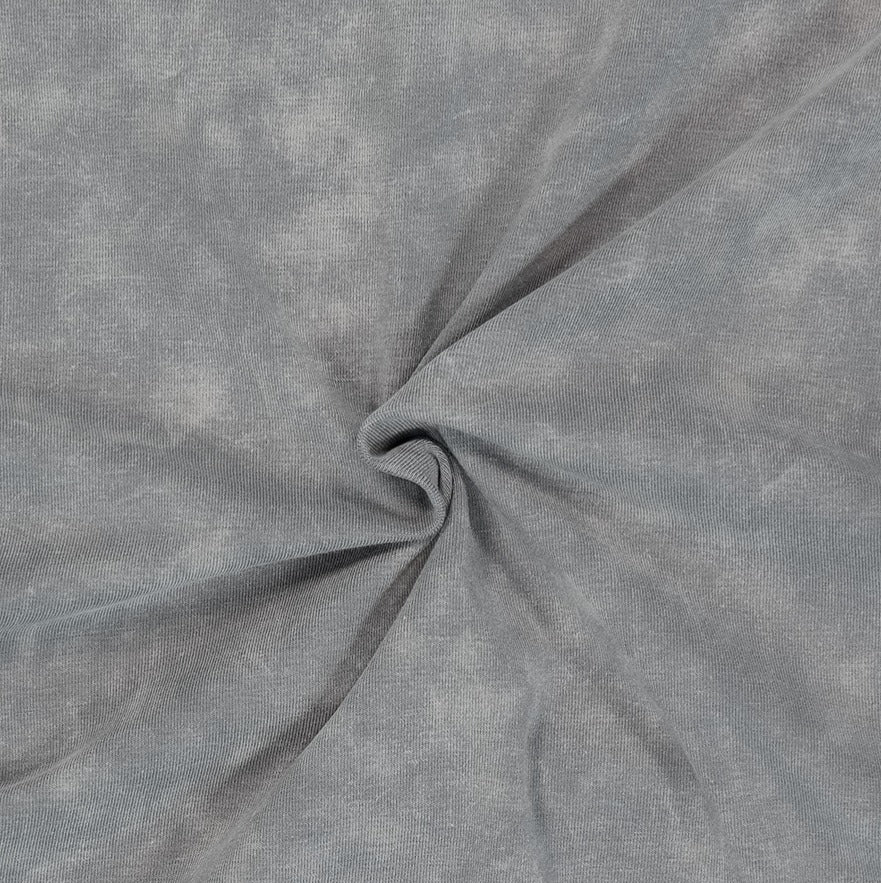 Washed Applique Over Fit 水洗復古風短袖上衣 灰色(男女同款)