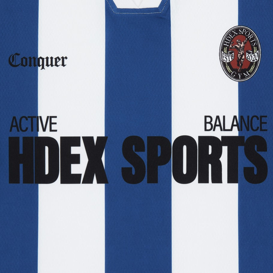 【新品預購】Striped Jersey Uniform 美式撞色短袖球衣 藍色