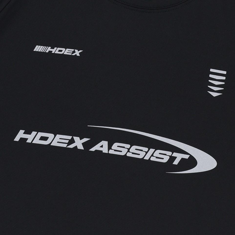 HDEX Assist Reflective 長袖運動上衣 黑色