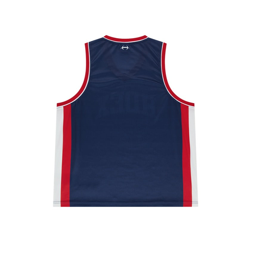 【新品預購】Basketball Mesh Jersey 透氣網眼球衣背心 深藍色