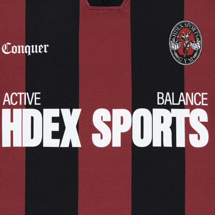 【新品預購】Striped Jersey Uniform 美式撞色短袖球衣 紅色