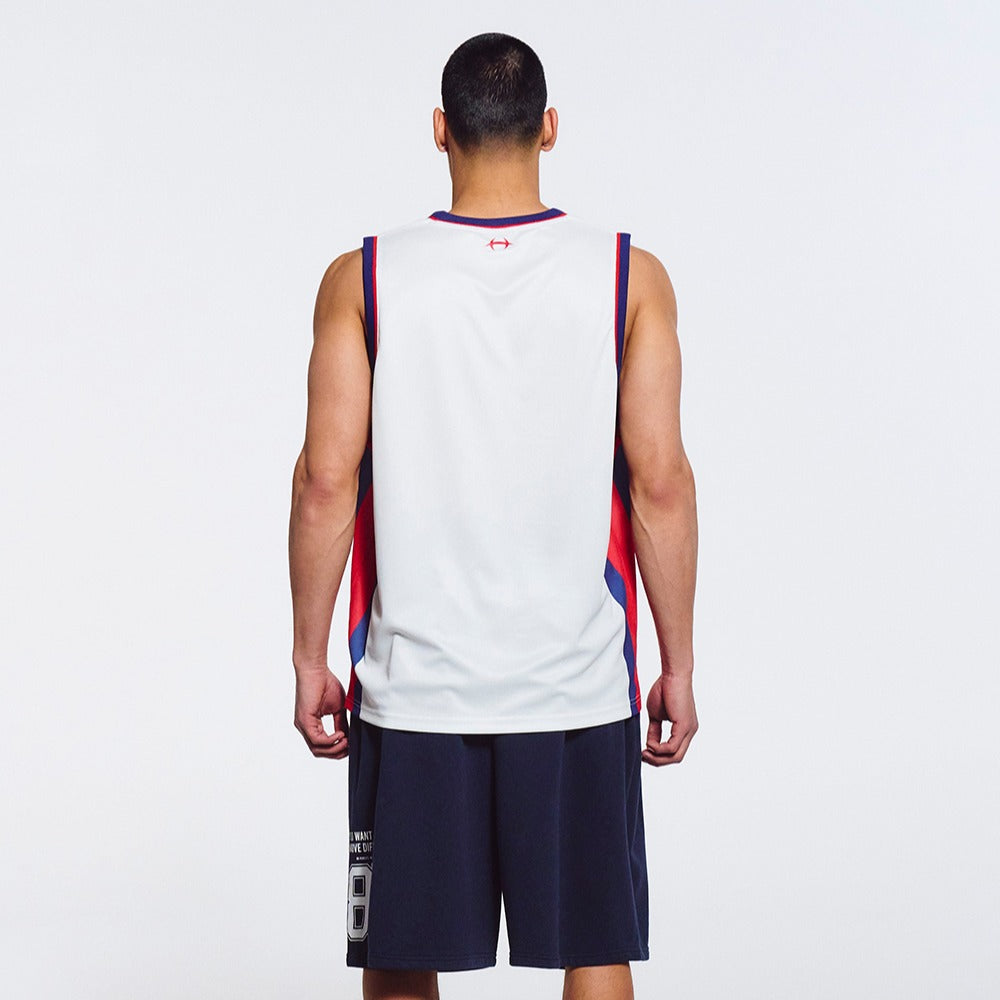 【新品預購】Basketball Mesh Jersey 透氣網眼球衣背心 白色