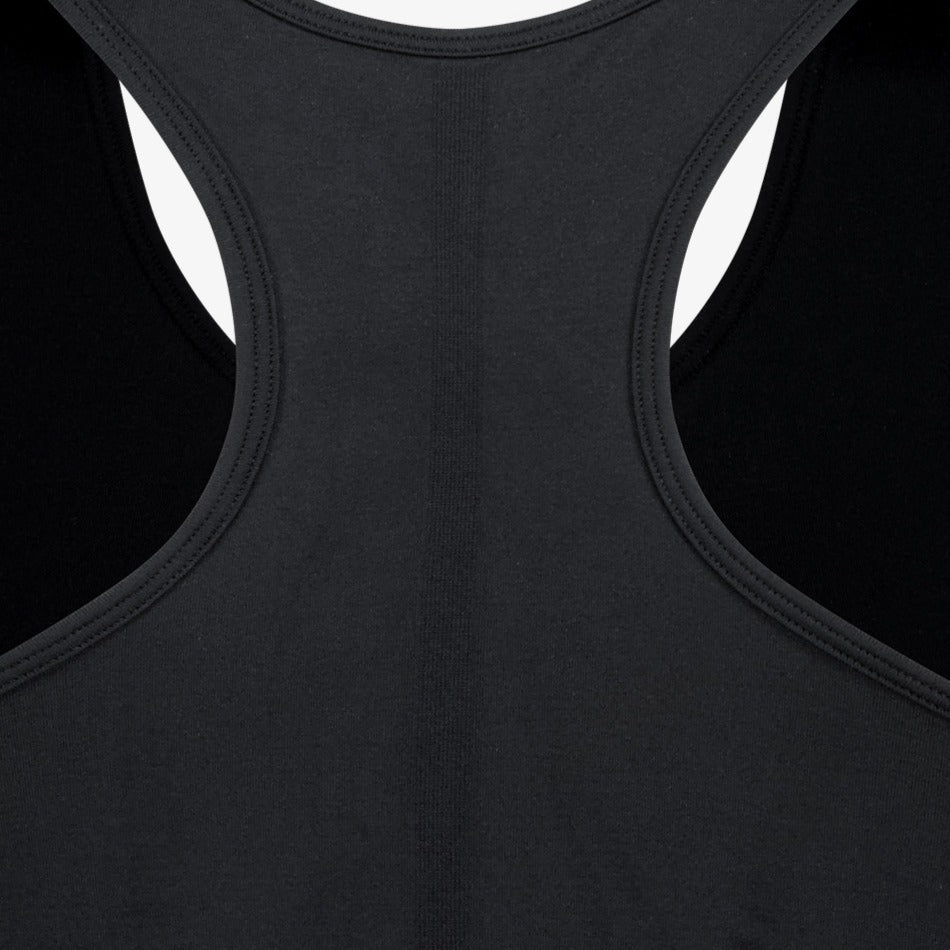 Jacquard Shirring 美背運動背心 黑色