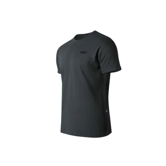 Main Logo Muscle Fit 背部字母印花短袖上衣 深灰色