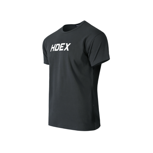 Main Logo Muscle Fit 短袖合身運動上衣 鐵灰色