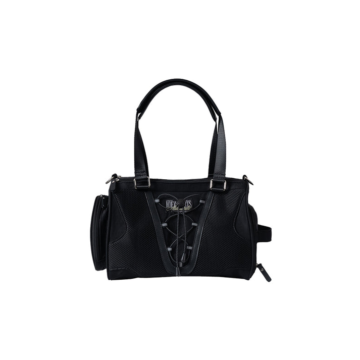 Air Mesh Duffle 網眼拼接抽繩肩背包 灰色