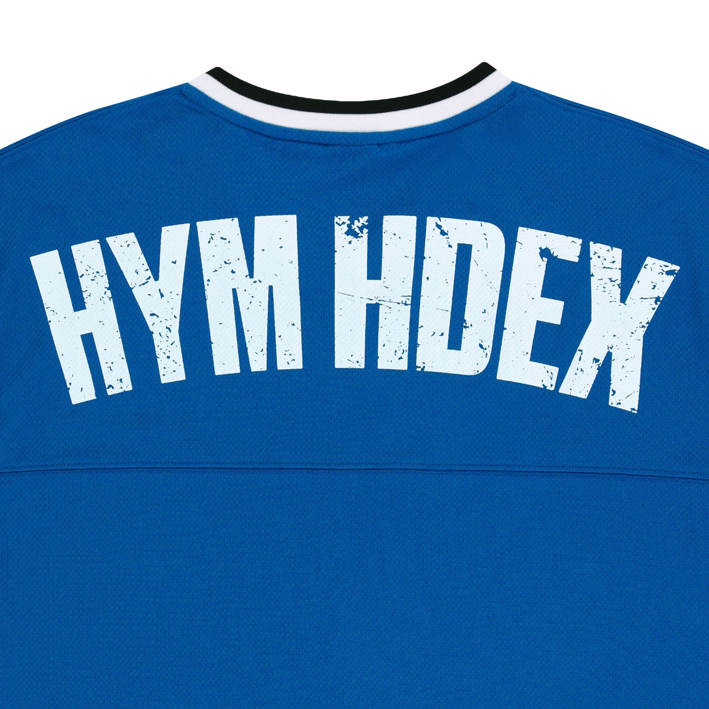 HYM Performance 透氣網眼短袖運動上衣 藍色 (男女同款)