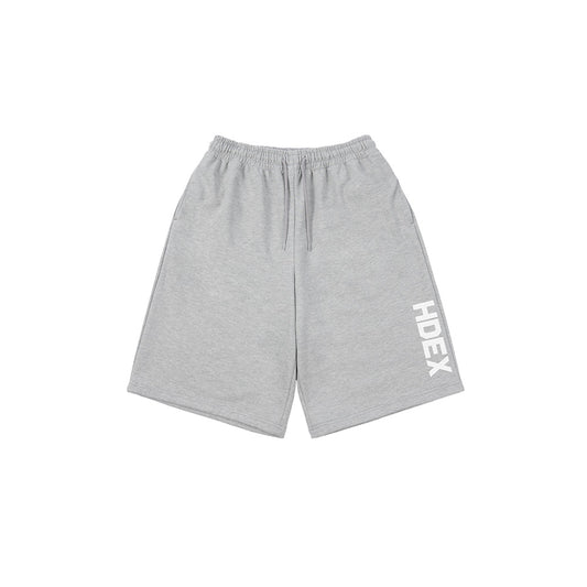 Main Logo 印花女版百慕達運動短褲 米灰色