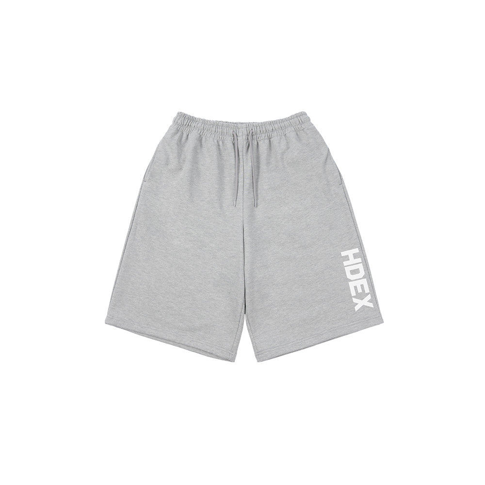 Main Logo 印花女版百慕達運動短褲 灰色