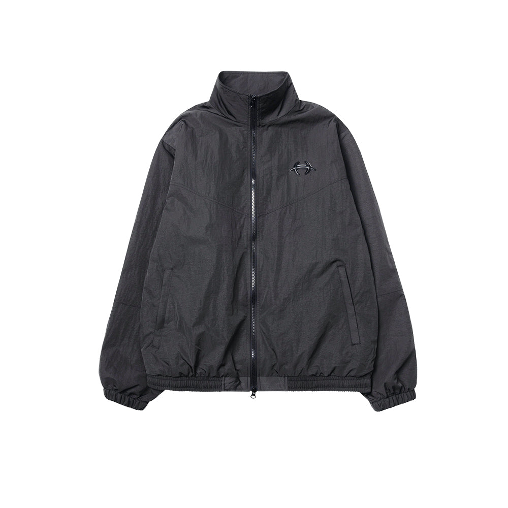 Metal Nylon Dividing Track Jacket 尼龍運動夾克 銀灰色