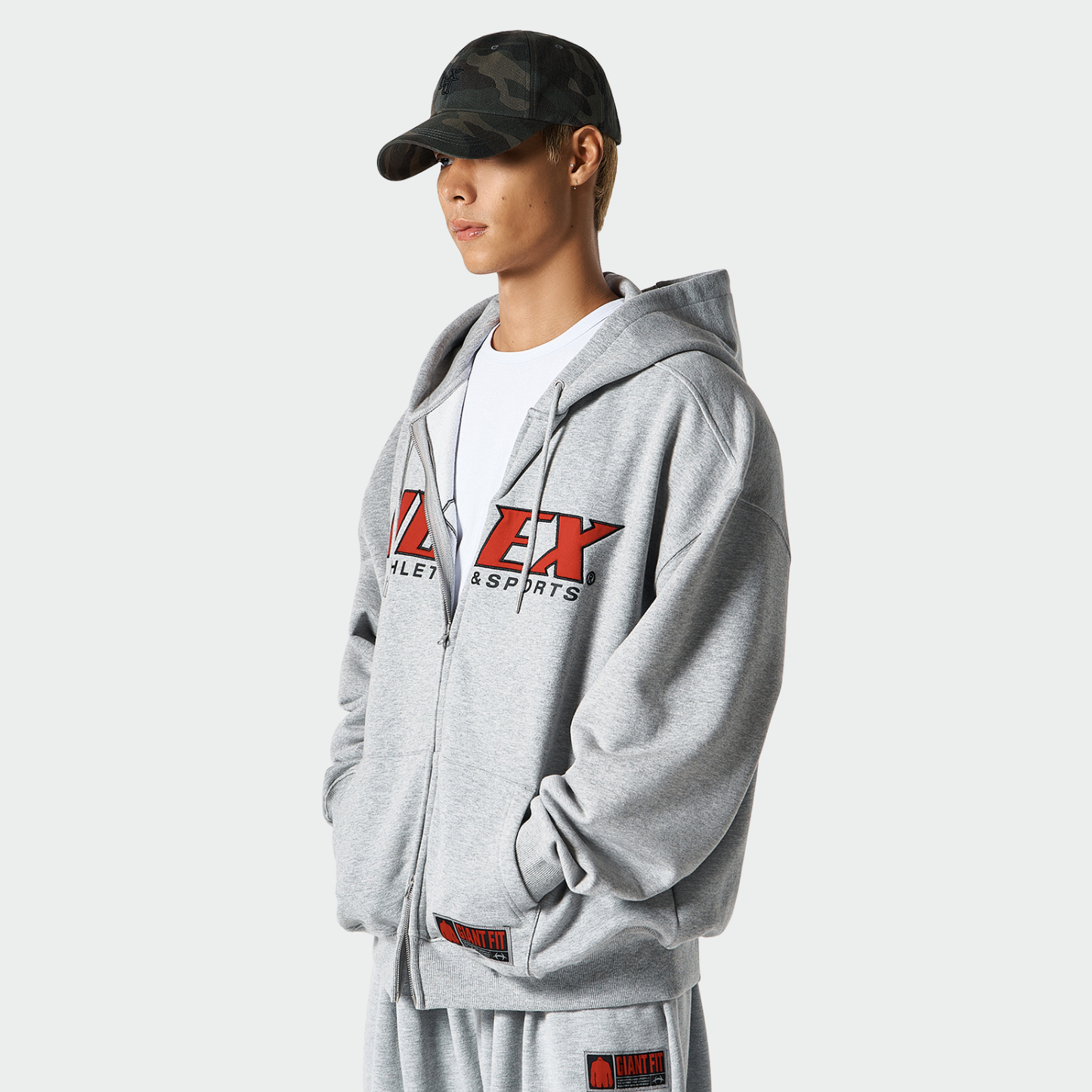 【早鳥優惠】Origin Gint Fit 休閒運動連帽外套 麻花灰