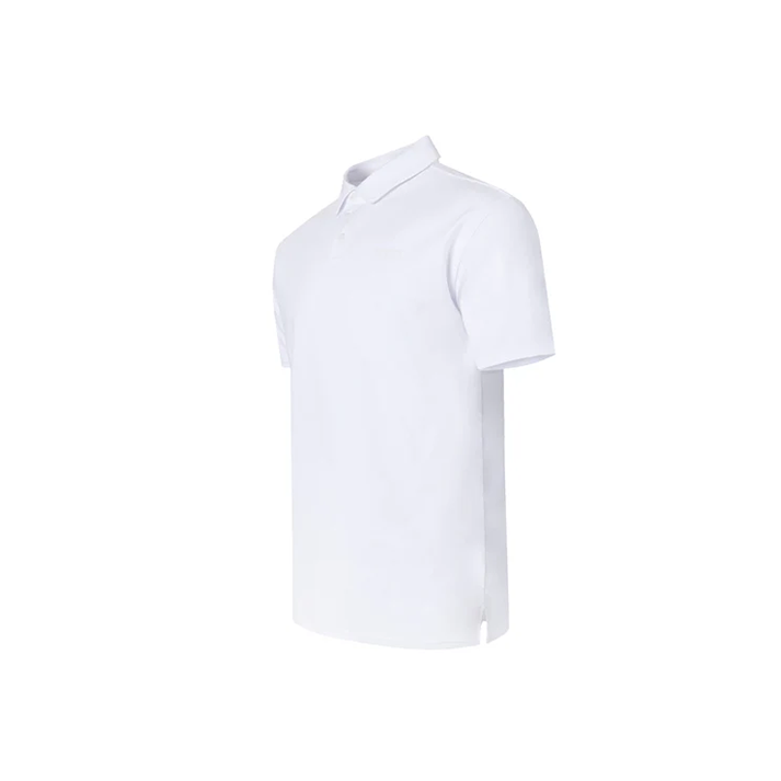 Comfort Fit 莫代爾棉立領Polo衫 黑色