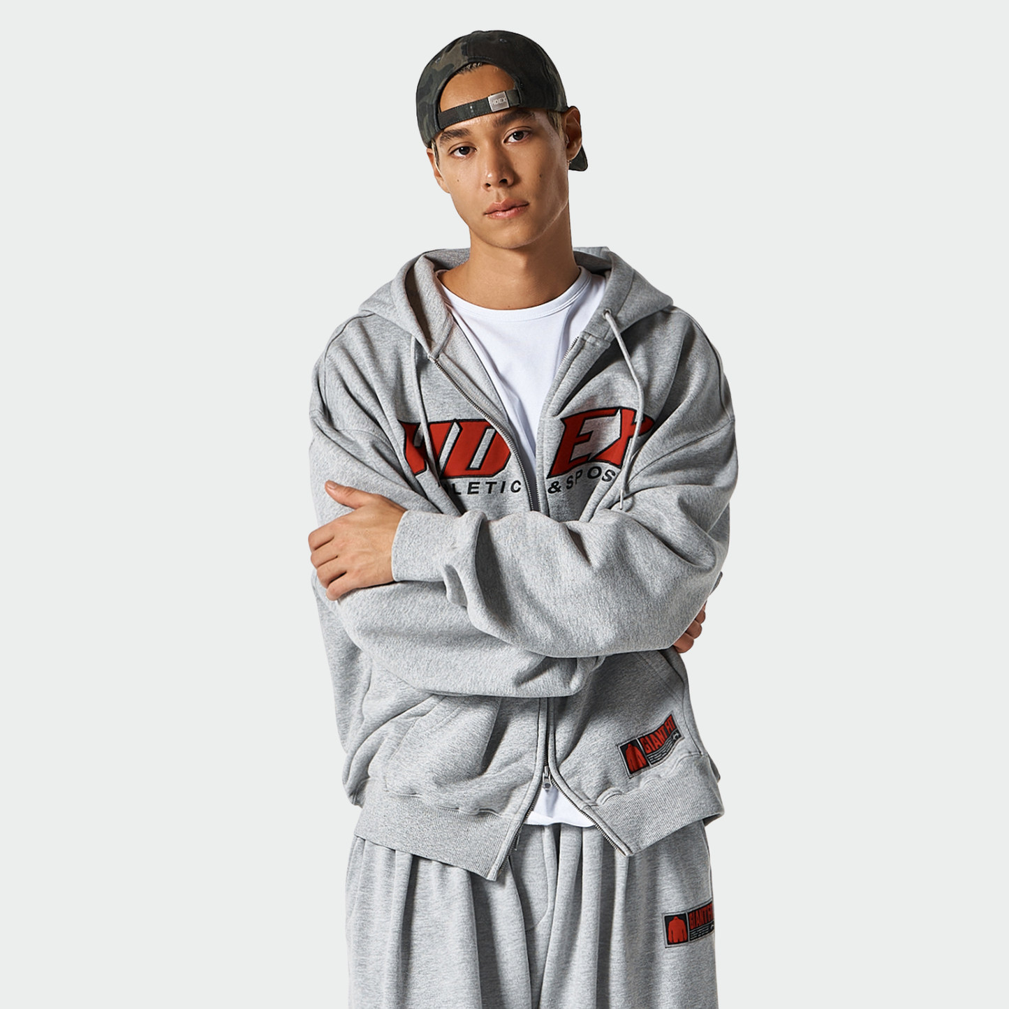 【早鳥優惠】Origin Gint Fit 休閒運動連帽外套 麻花灰