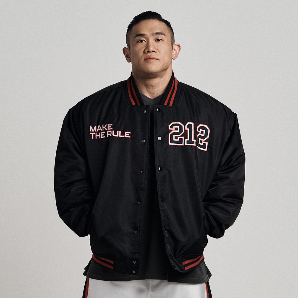 THE MASS 212 尼龍棒球外套 黑色