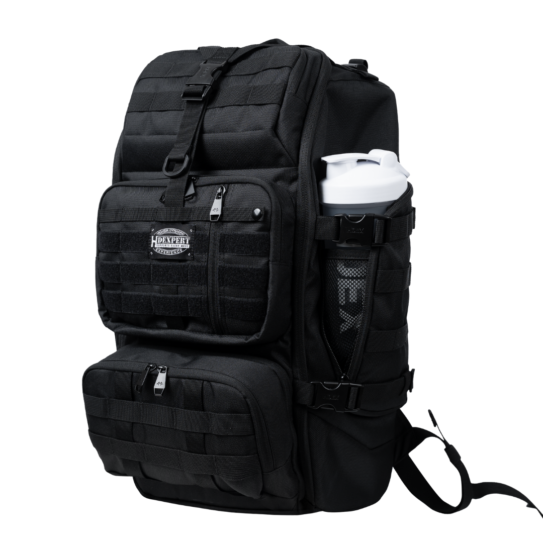 Gym Three Pocket Cordura 多功能運動後背包 黑色