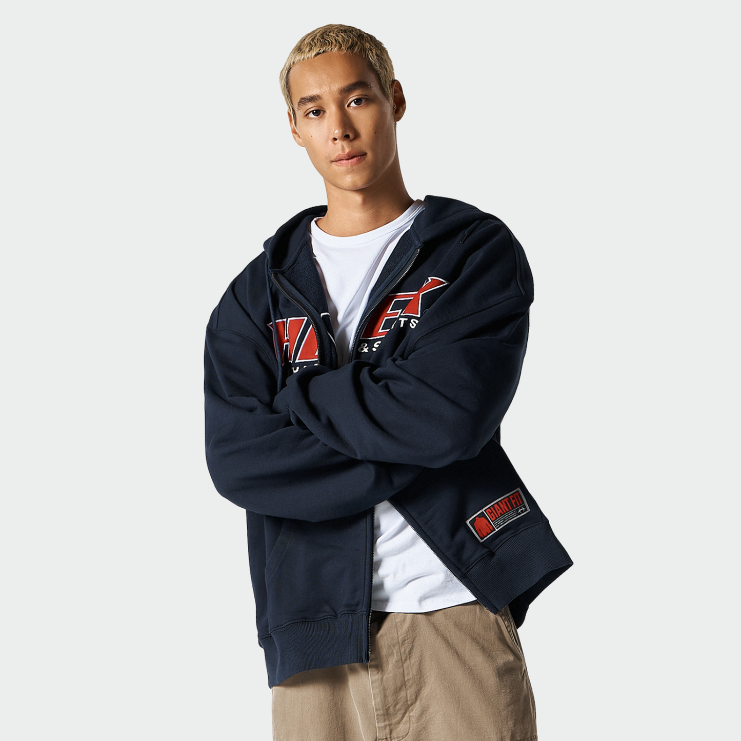 【早鳥優惠】Origin Gint Fit 休閒運動連帽外套 深藍色