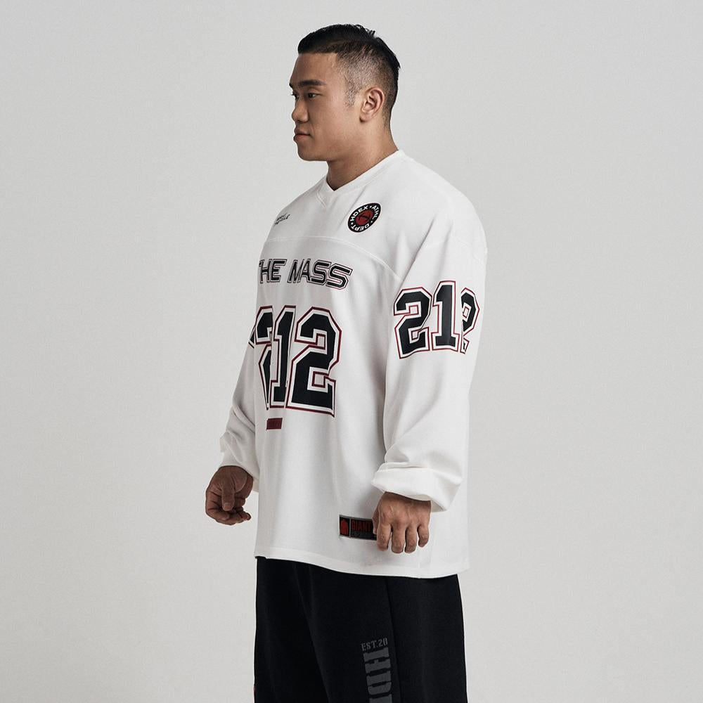 THE MASS 212 GIANT FIT 美式長袖上衣 白色