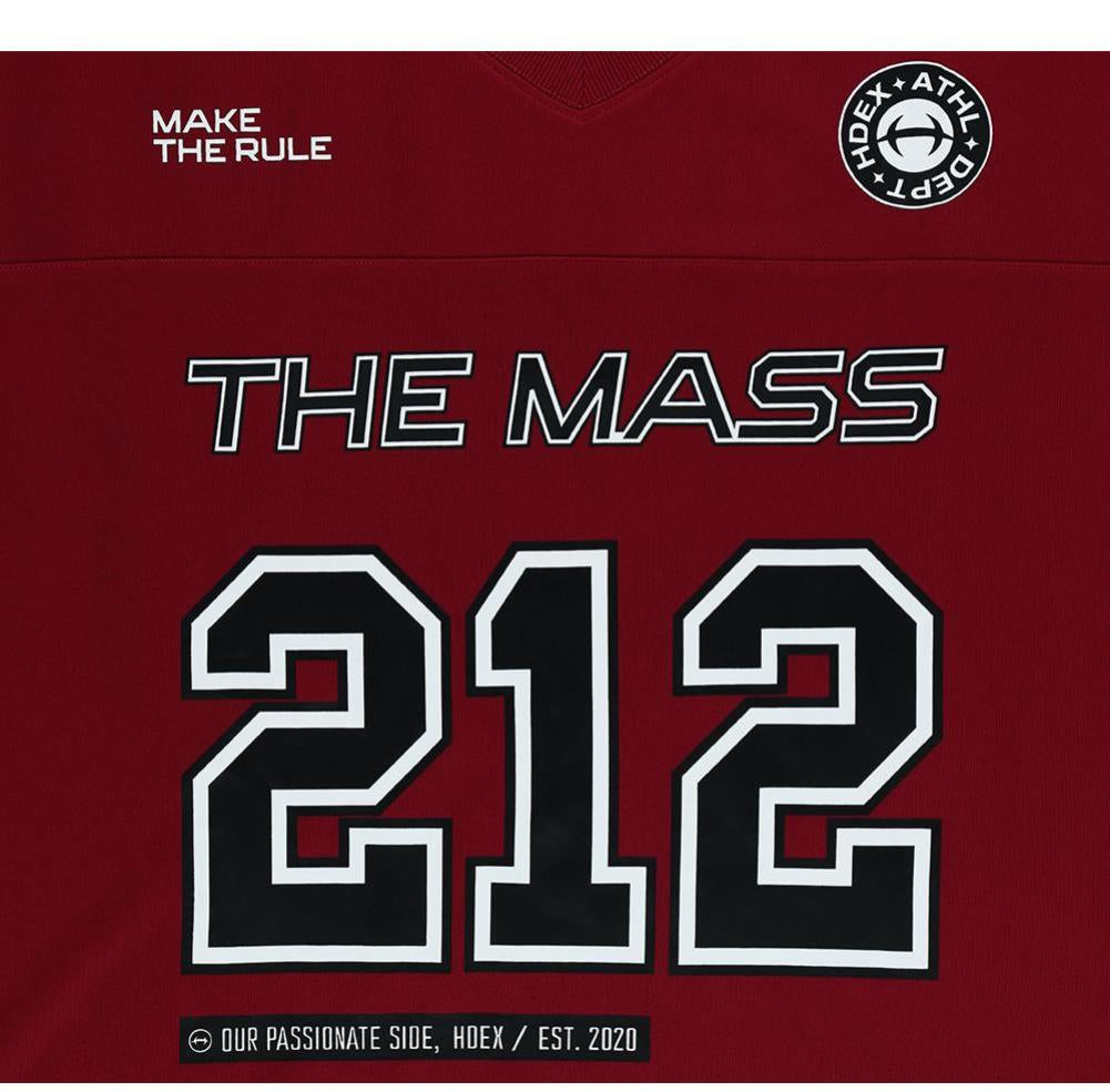 THE MASS 212 GIANT FIT 美式長袖上衣 紅色