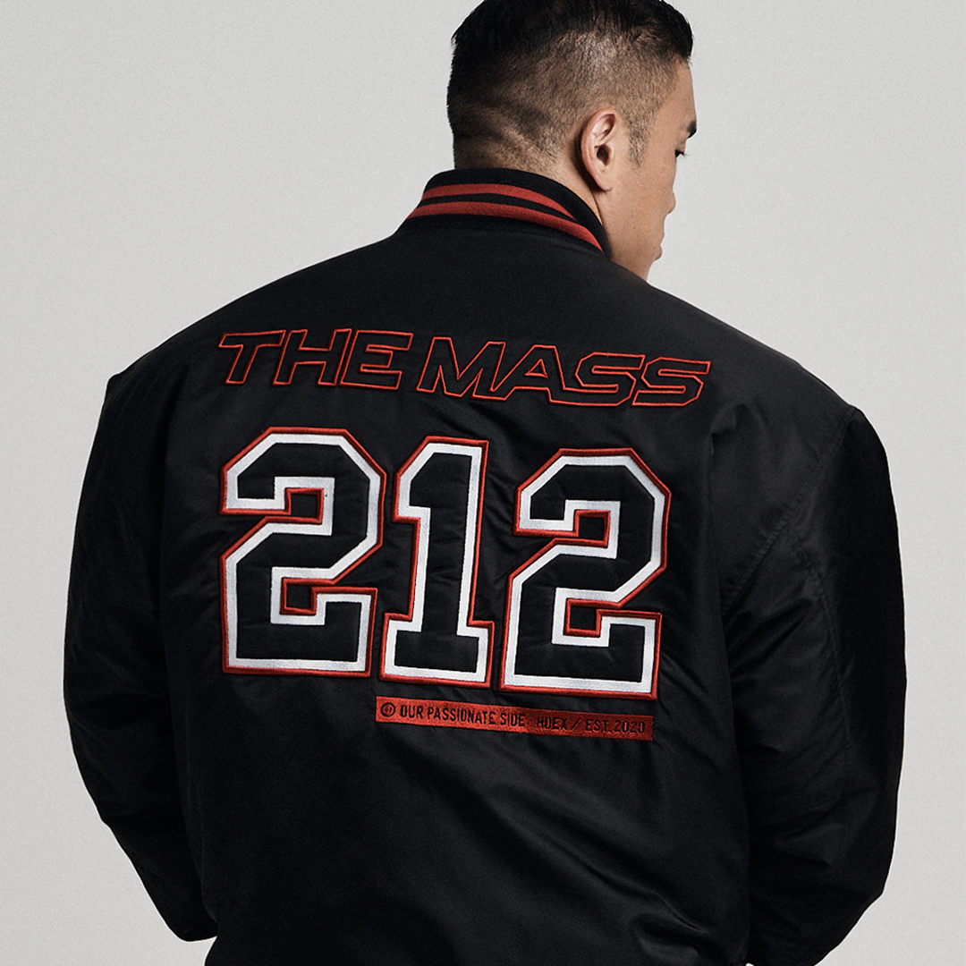 THE MASS 212 尼龍棒球外套 黑色