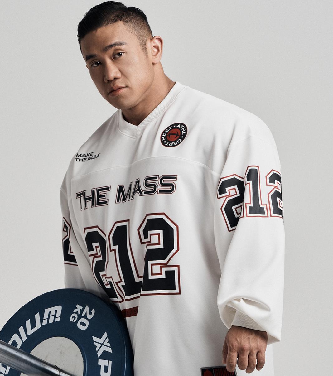 THE MASS 212 GIANT FIT 美式長袖上衣 白色