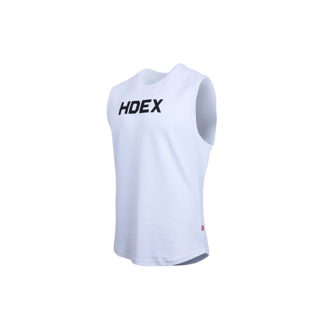 HDEX Main Logo 無袖訓練背心 白色