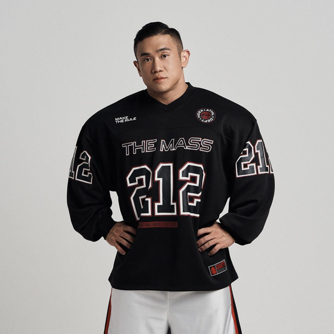 THE MASS 212 GIANT FIT 美式長袖上衣 黑色