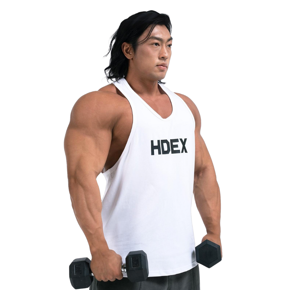 HDEX Main Logo 平衡挖背訓練背心 白色