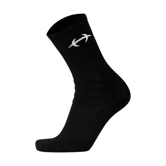 HDEX Biomax 透氣舒爽運動長襪 黑色