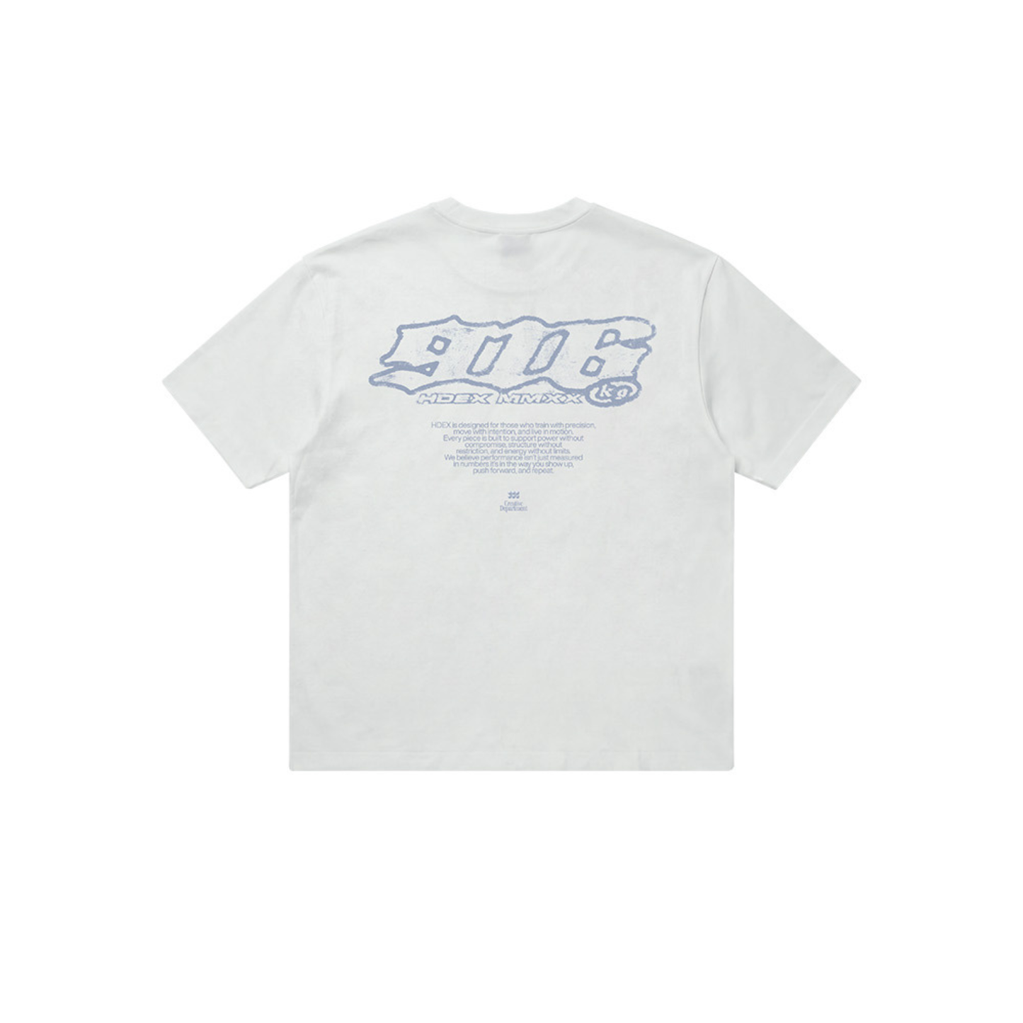 Clear 916 Back Logo 短袖上衣 白色(男女同款)