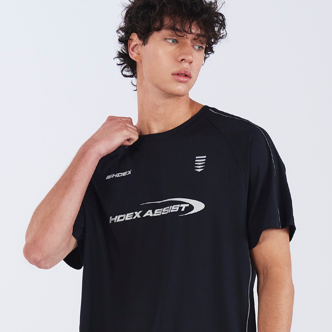 ASSIST REFLECTIVE 短袖機能上衣 黑色