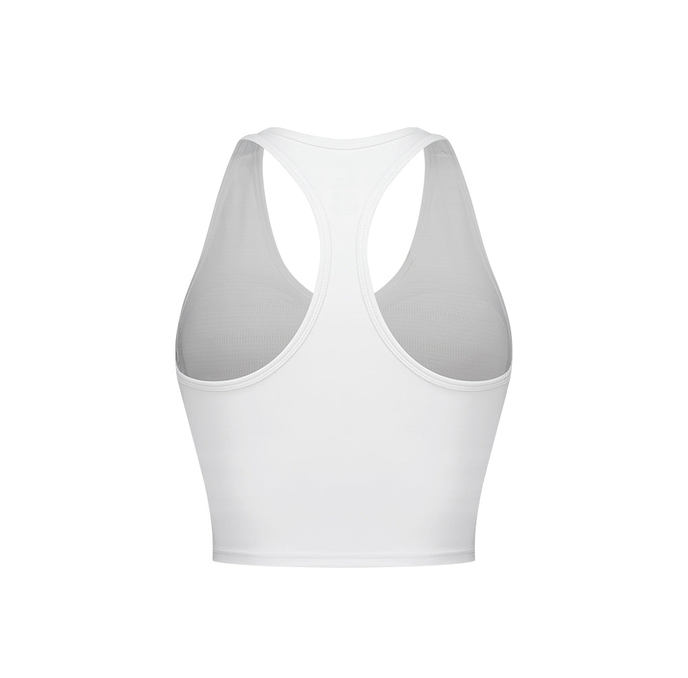【新品預購】Womens Support V領運動背心 白色