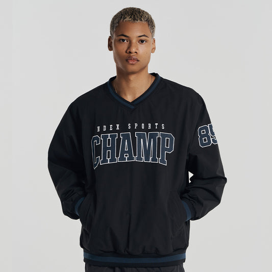 Champ 85 長袖運動上衣 黑色 (男女同款)