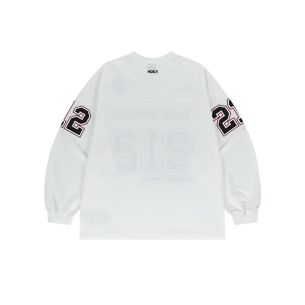 THE MASS 212 GIANT FIT 美式長袖上衣 白色