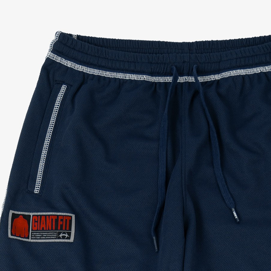 Giant Fit 85 透氣網眼運動寬褲 深藍色
