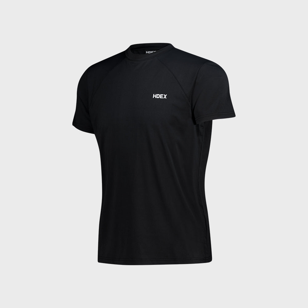 【新品預購】QUICK DRY MUSCLE FIT 短袖合身運動上衣 黑色