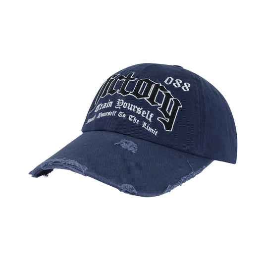 Visor Damage 刺繡棒球帽 藍色