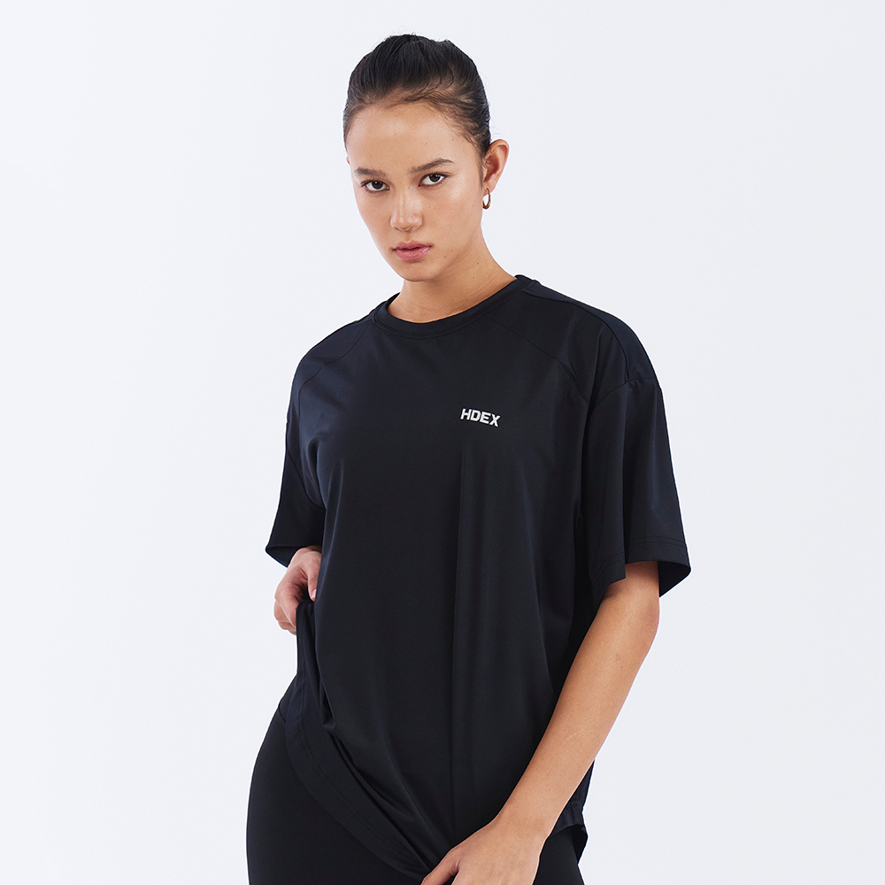 【新品預購】QUICK DRY Cover-Up 速乾運動短袖上衣 黑色
