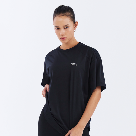 QUICK DRY Cover-Up 速乾運動短袖上衣 黑色