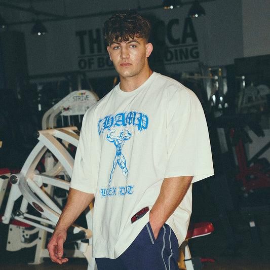 Old Champ Giant Fit 短袖上衣 白色