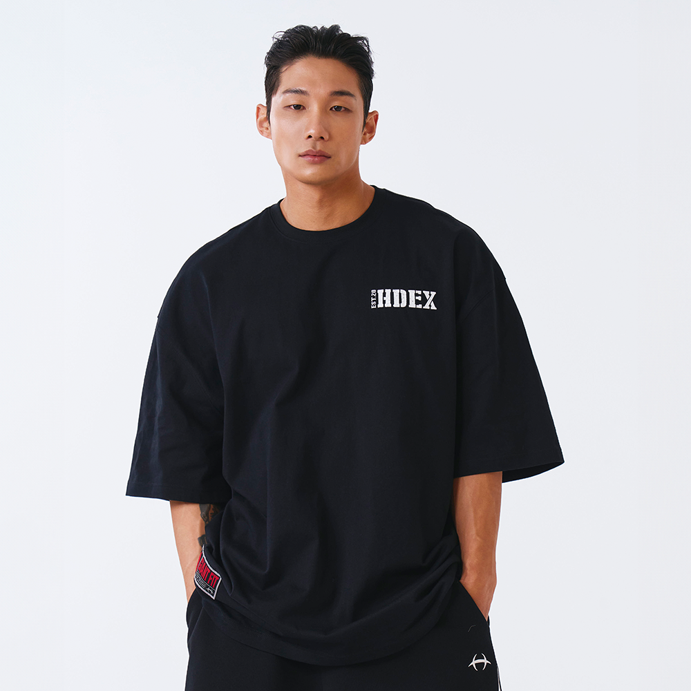 【新品預購】CORE SMALL LOGO GIANT FIT 棉質短袖上衣 黑色