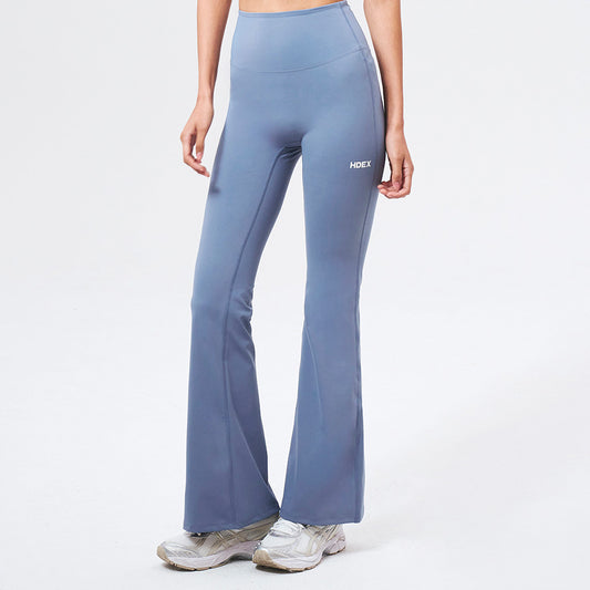 Firm Support 喇叭修身運動褲 淺藍色