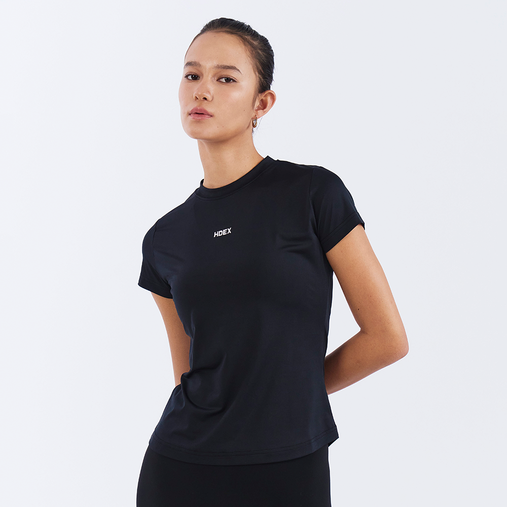 【新品預購】Silm Fit 專業修身短袖上衣 黑色
