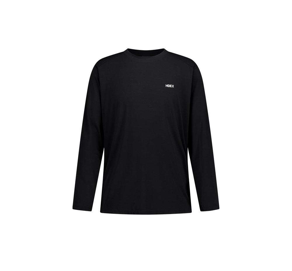 【新品預購】Brisen Muscle Fit 運動長袖上衣 黑色