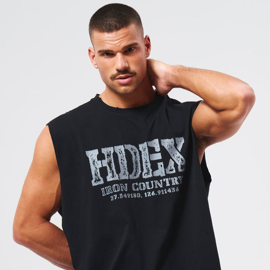 Breaking Damage Over Fit 運動背心 黑色